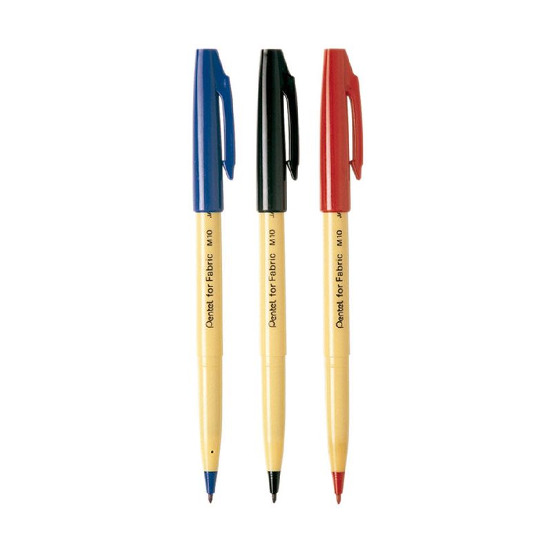 PENTEL - Marcador Pentel Para Tela Rojo