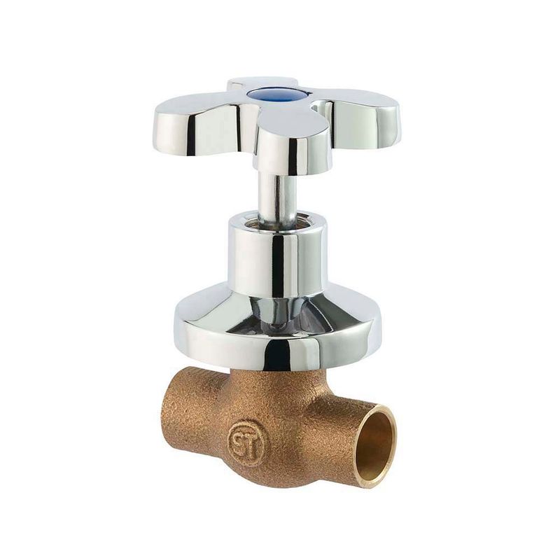 STRETTO - Llave Paso Campana Cr/Cruz  So-So 1/2
