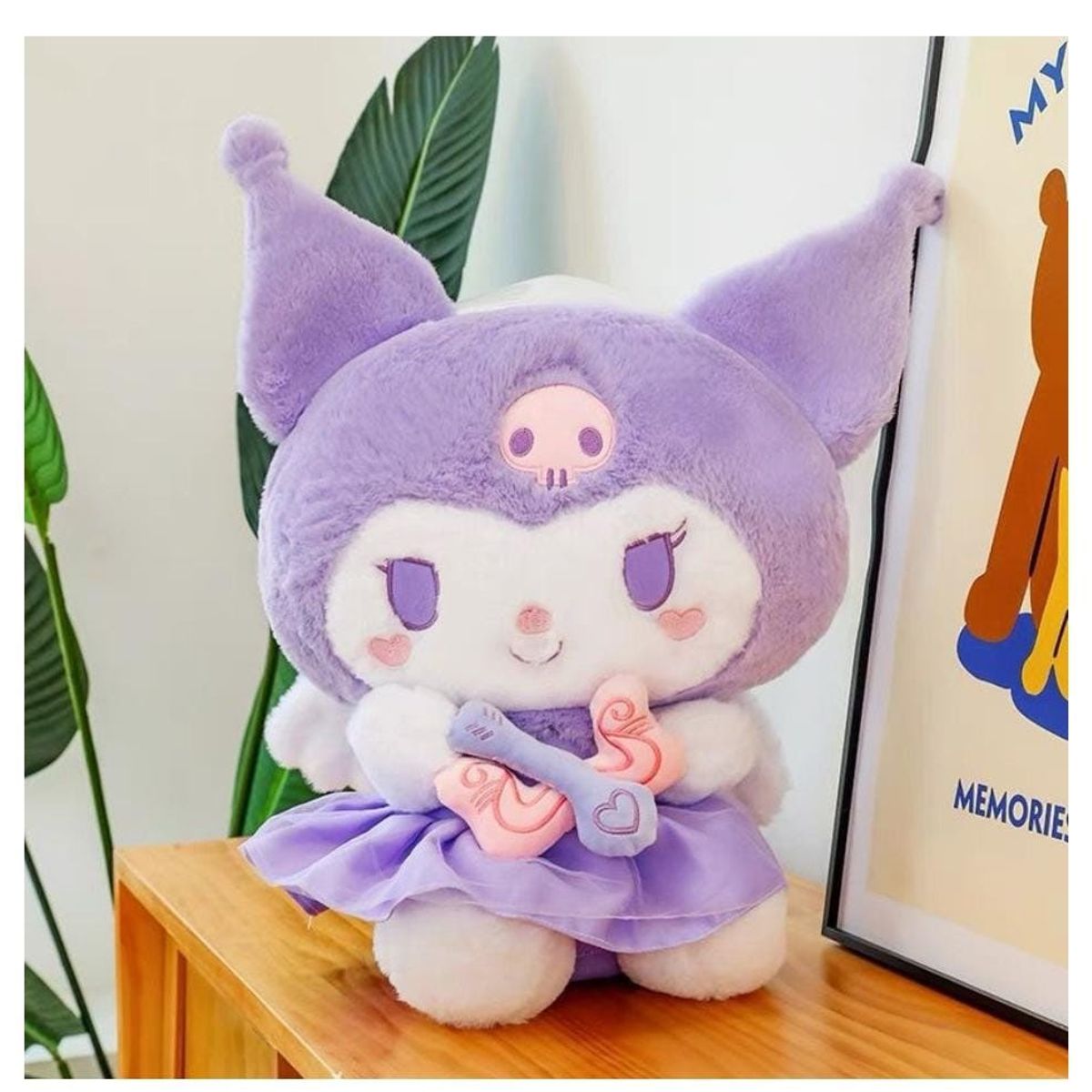 TOPSOC - Peluche Kuromi Hello Kitty Grande 75Cm