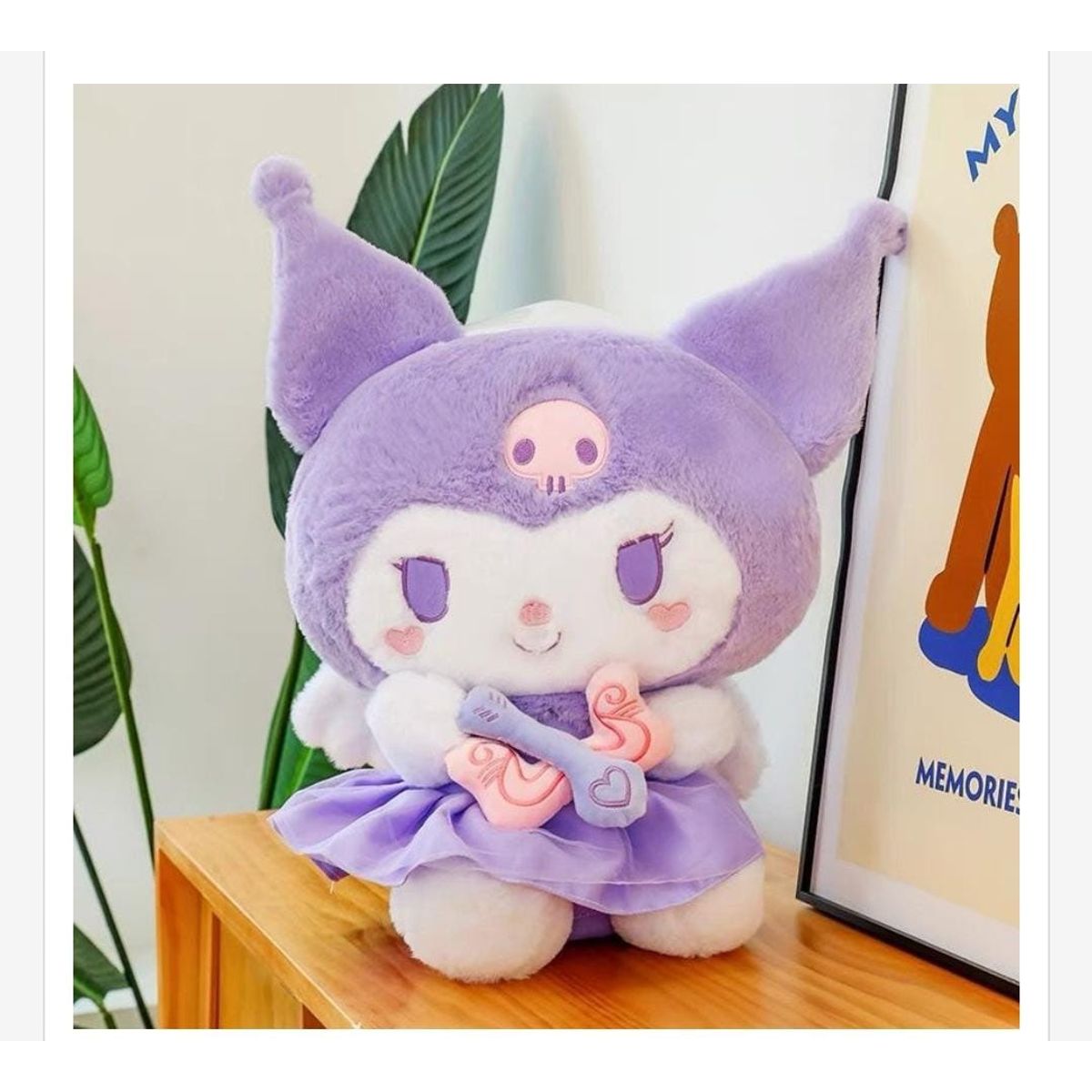 TOPSOC - Peluche Kuromi Hello Kitty Grande 75Cm