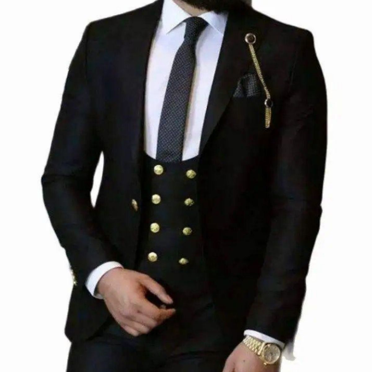 XPRESS RECHARGE - Esmoquin de boda Ajustado Traje de Novio Formales