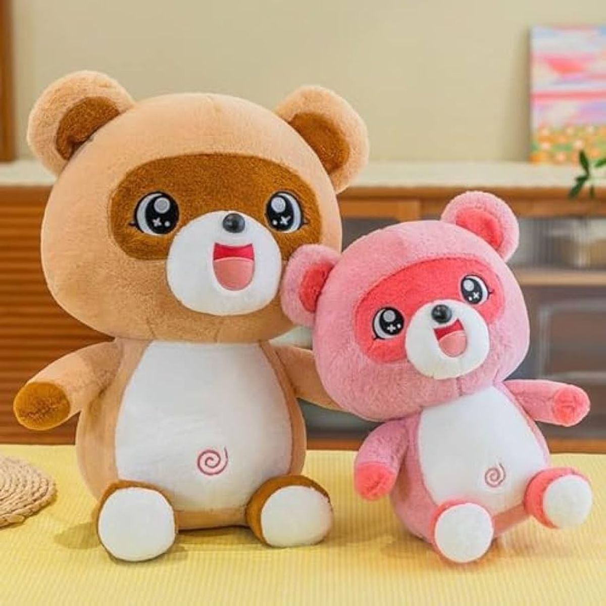 TOPSOC - Peluche Bebe Mapache 50 cm