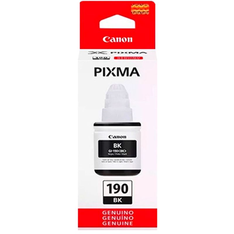 CANON - TINTA CANON Gi-190 NEGRA, 135 ML.