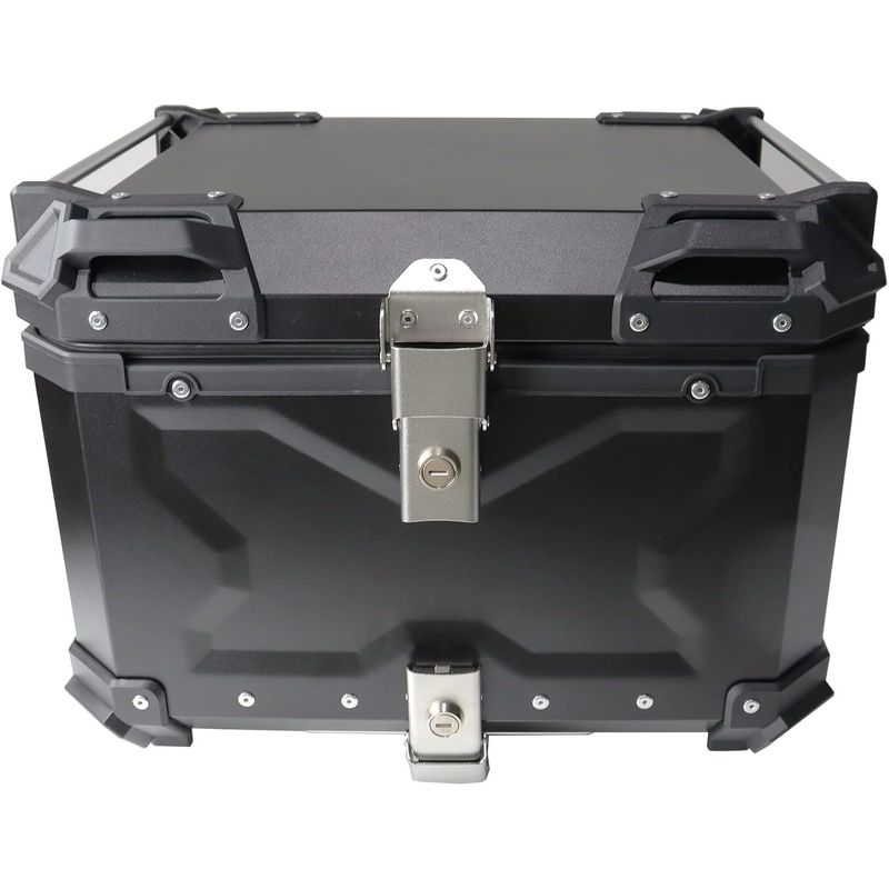 GENERICO - Top case 45 litros Aluminio Negro
