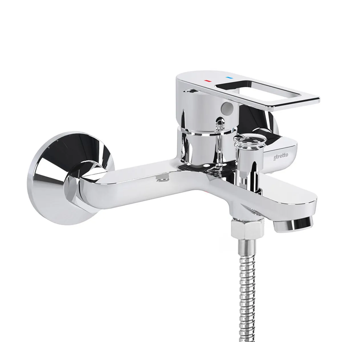 STRETTO - Monomando Tina Ducha Anzi Cromo