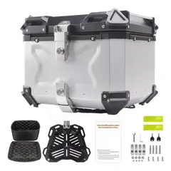 GENERICO - Top case 45 litros Aluminio Gris