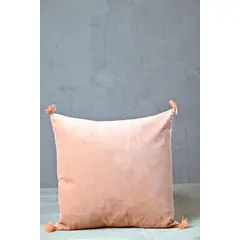DECOMUEBLES - Cojin la Hera 50 * 50 Coral - Beige