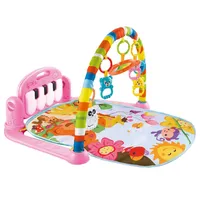 Alfombra Musical Con Piano Set Estimulación Para Bebe Rosa