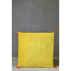 DECOMUEBLES - Cojin la Hera 50 * 50 Amarillo - Beige.