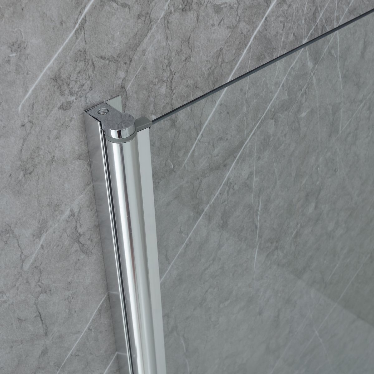 JOYTEK - Mampara Abatible para Tina Curva 90x140 Transparente