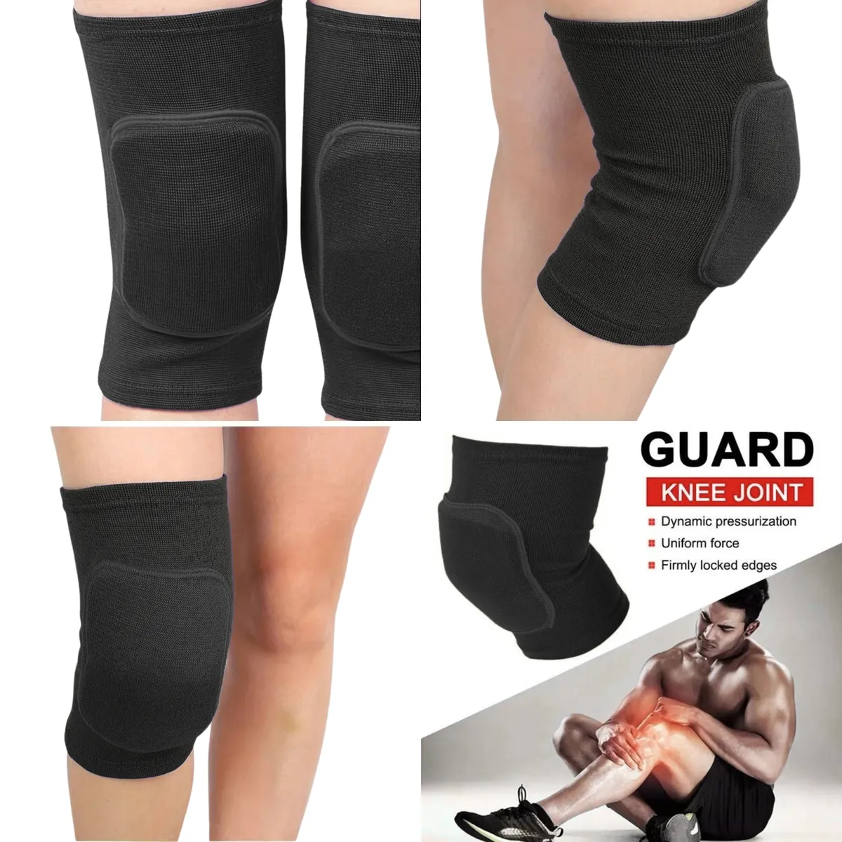 GENERICO - Rodilleras Deportivas Voleibol Volleyball Acolchadas