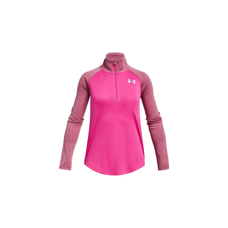 UNDER ARMOUR - Polerón UA Tech para Niña Rosado UNDER ARMOUR.-
