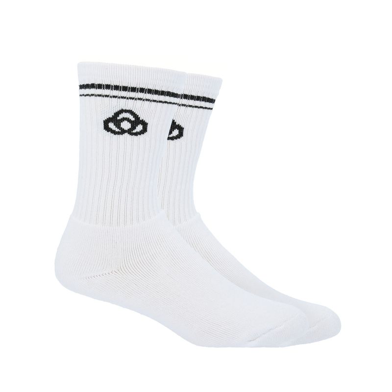 BSOUL - Pack 2 Calcetines Mujer Crew Cut Blanco BSOUL