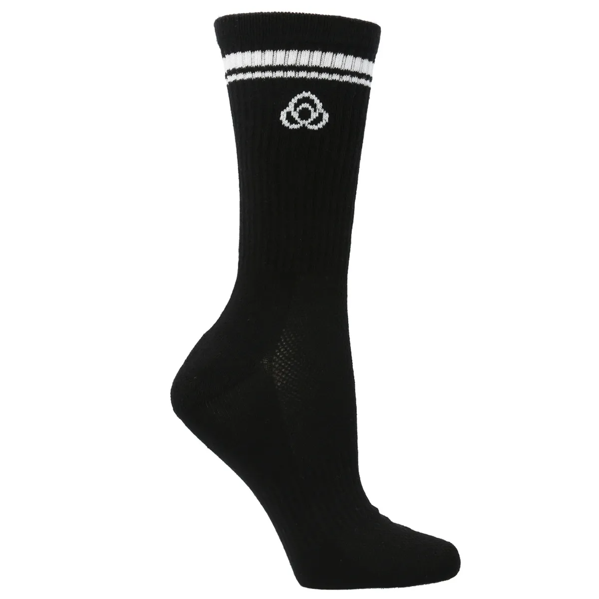 BSOUL - Pack 3 Calcetines Mujer Crew Cut Pro Negro BSOUL