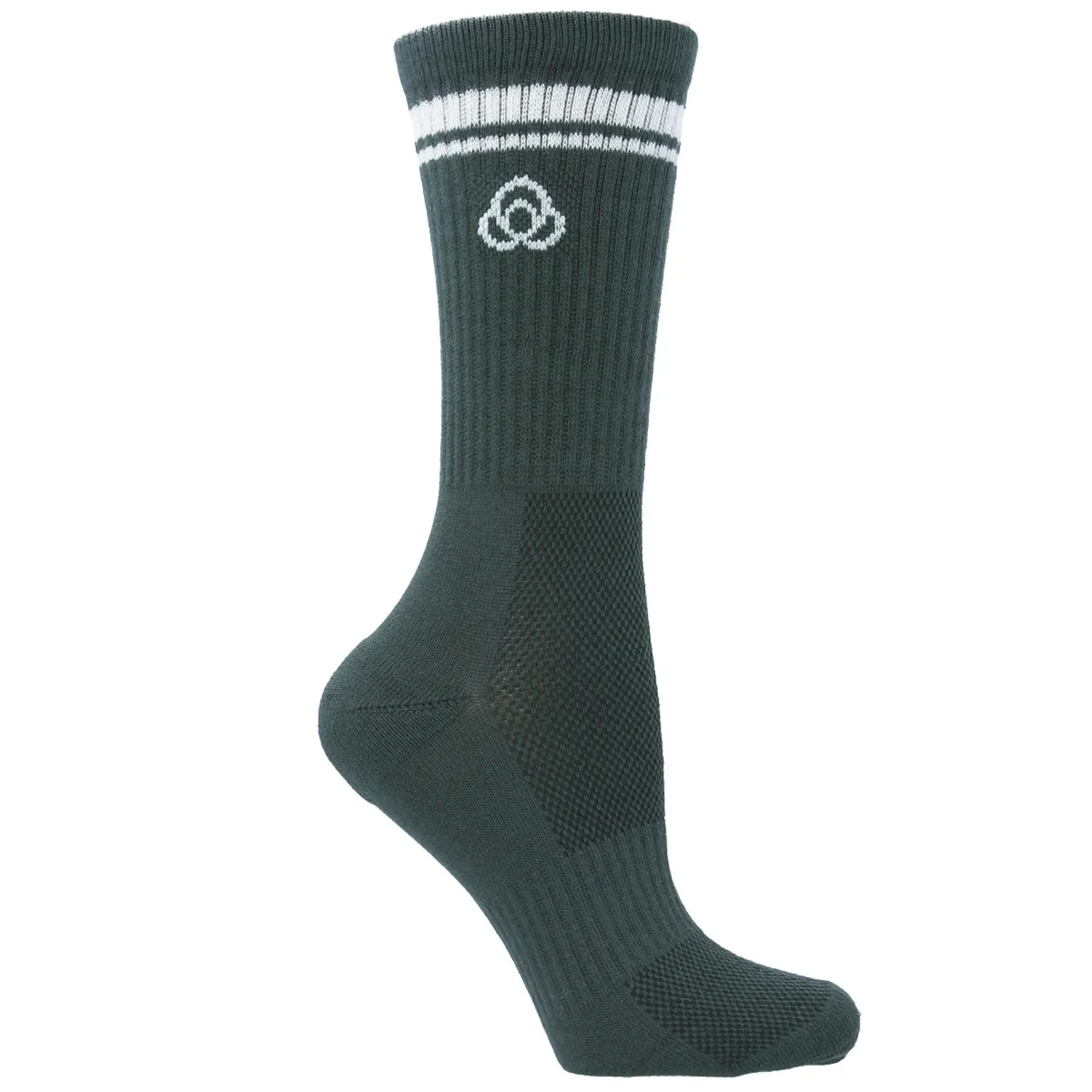 BSOUL - Pack 3 Calcetines Mujer Crew Cut Pro Verde BSOUL
