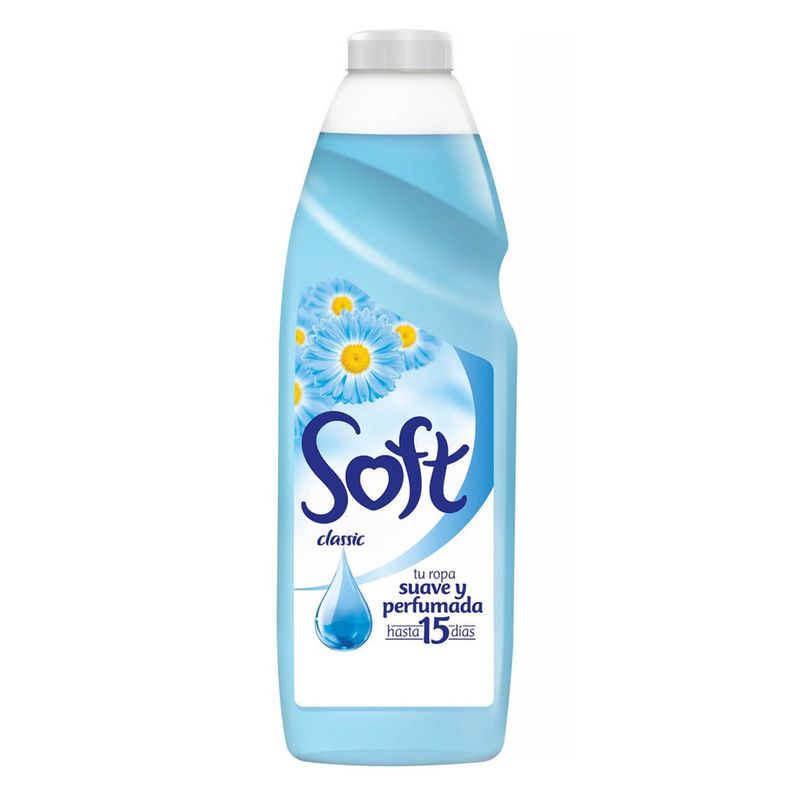 GENERICO - Suavizante Soft Clásico Liquido 1l Ropa Suave Perfumada