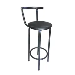 INCATEX - Piso Taburete tapizado con respaldo.