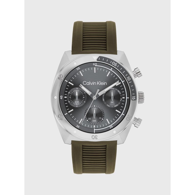 CALVIN KLEIN - Reloj Multifunction Link Bracelet Verde Calvin Klein