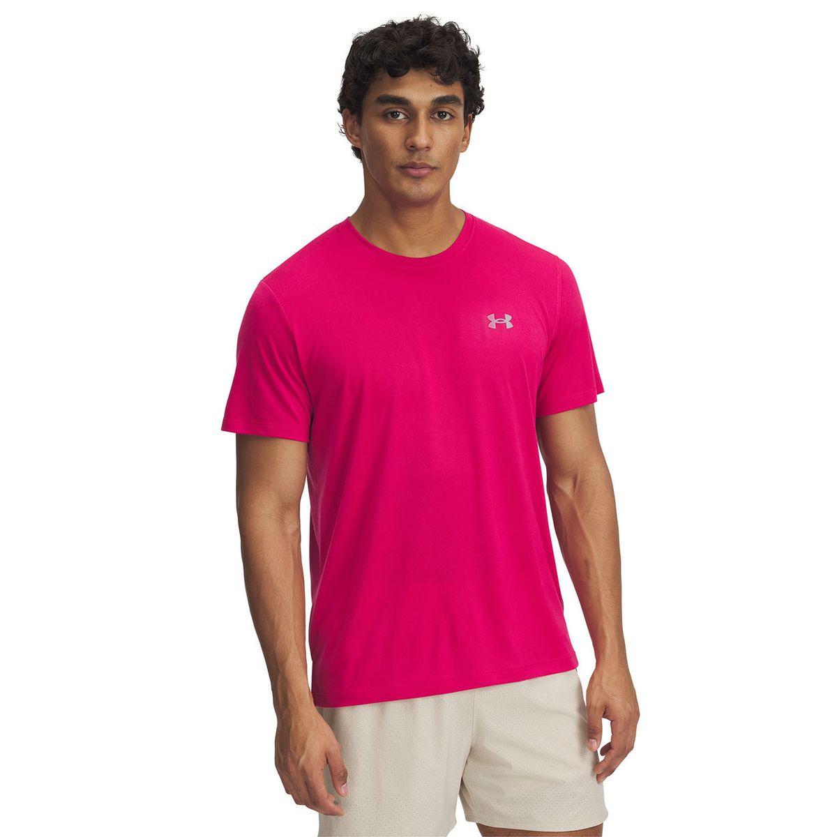 UNDER ARMOUR - Polera Manga Corta Ua Trail Run Morado Para Hombre UNDER ARMOUR