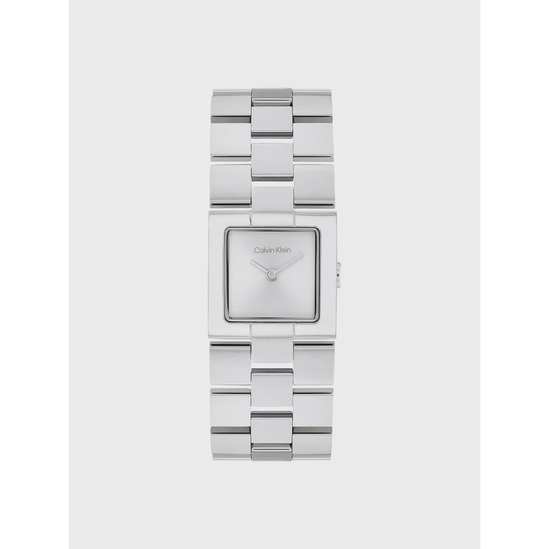 CALVIN KLEIN - Reloj Grid Link Bracelet Plateado Calvin Klein