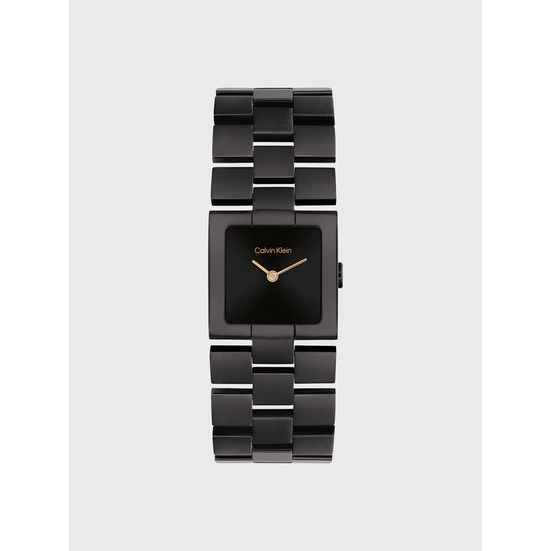 CALVIN KLEIN - Reloj Grid Link Bracelet Negro Calvin Klein