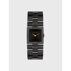 CALVIN KLEIN - Reloj Grid Link Bracelet Negro