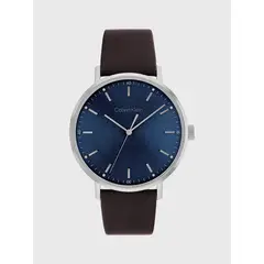 CALVIN KLEIN - Reloj Dark Brown Leather Café