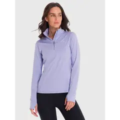 BSOUL - Polerón Mujer Ls Half Zip Violeta