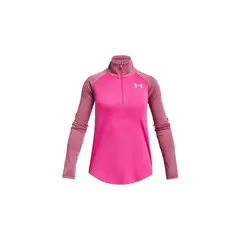 UNDER ARMOUR - Polerón UA Tech para Niña Rosado UNDER ARMOUR.-