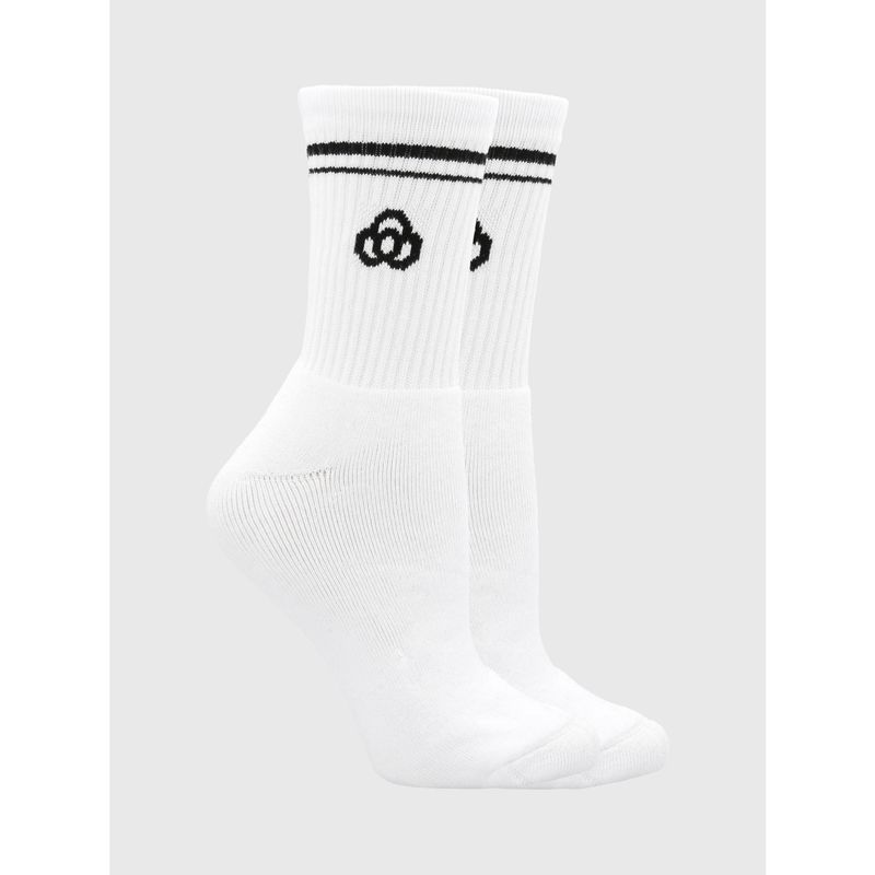BSOUL - Calcetines Mujer Half Crew Blanco BSOUL