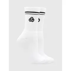 BSOUL - Calcetines Mujer Half Crew Blanco