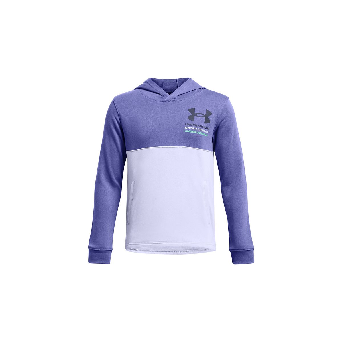 UNDER ARMOUR - Polerón UA Rival Terry para Niño Morado UNDER ARMOUR