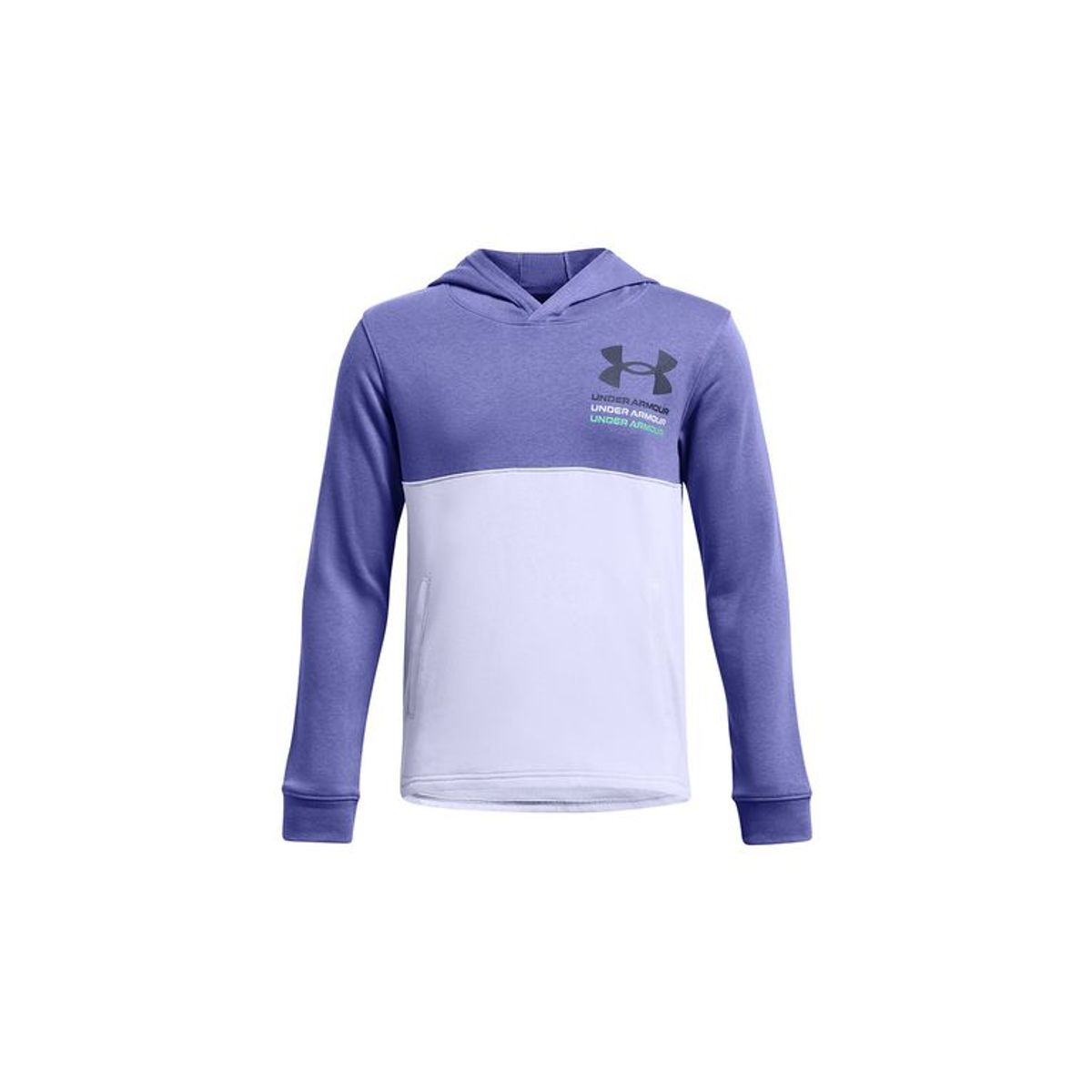 UNDER ARMOUR - Polerón UA Rival Terry para Niño Morado UNDER ARMOUR
