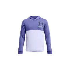 UNDER ARMOUR - Polerón UA Rival Terry para Niño Morado