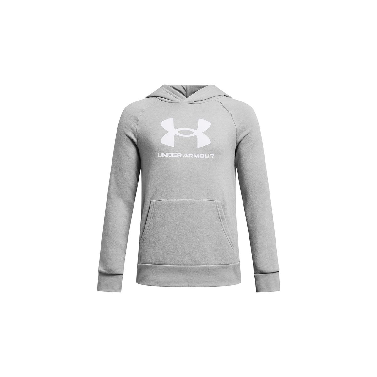 UNDER ARMOUR - Polerón Big Logo UA Rival para Niño Gris UNDER ARMOUR
