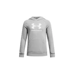 UNDER ARMOUR - Polerón Big Logo UA Rival para Niño Gris