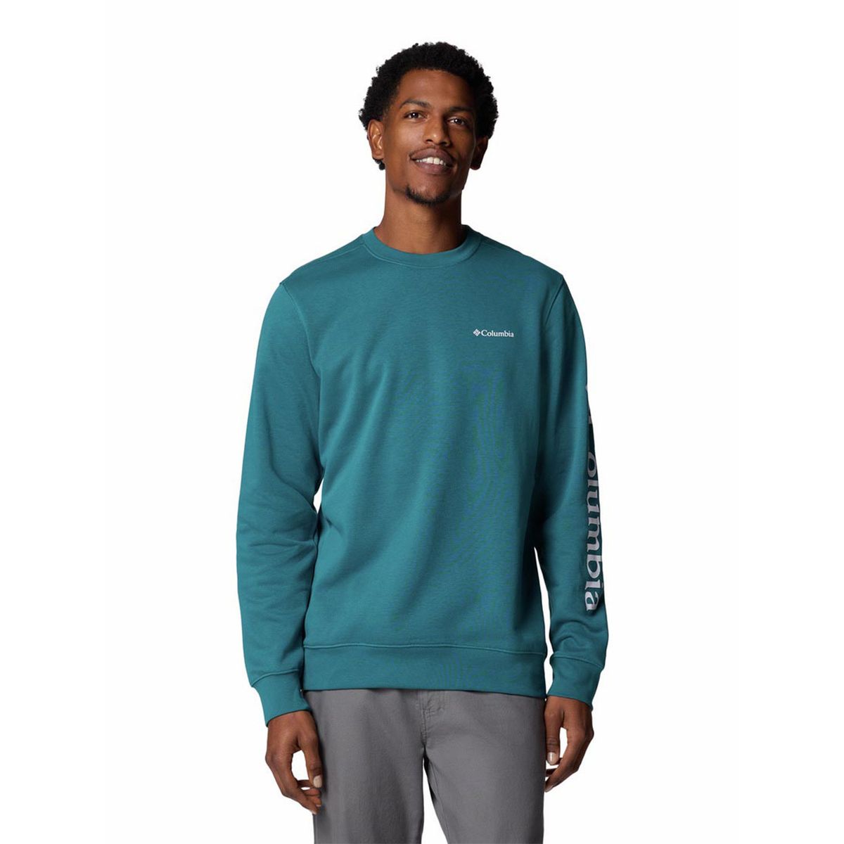 COLUMBIA - Polerón Hombre Beaumount Crew Azul COLUMBIA