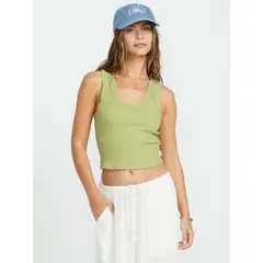 BILLABONG - Polera Mujer Rerun Verde