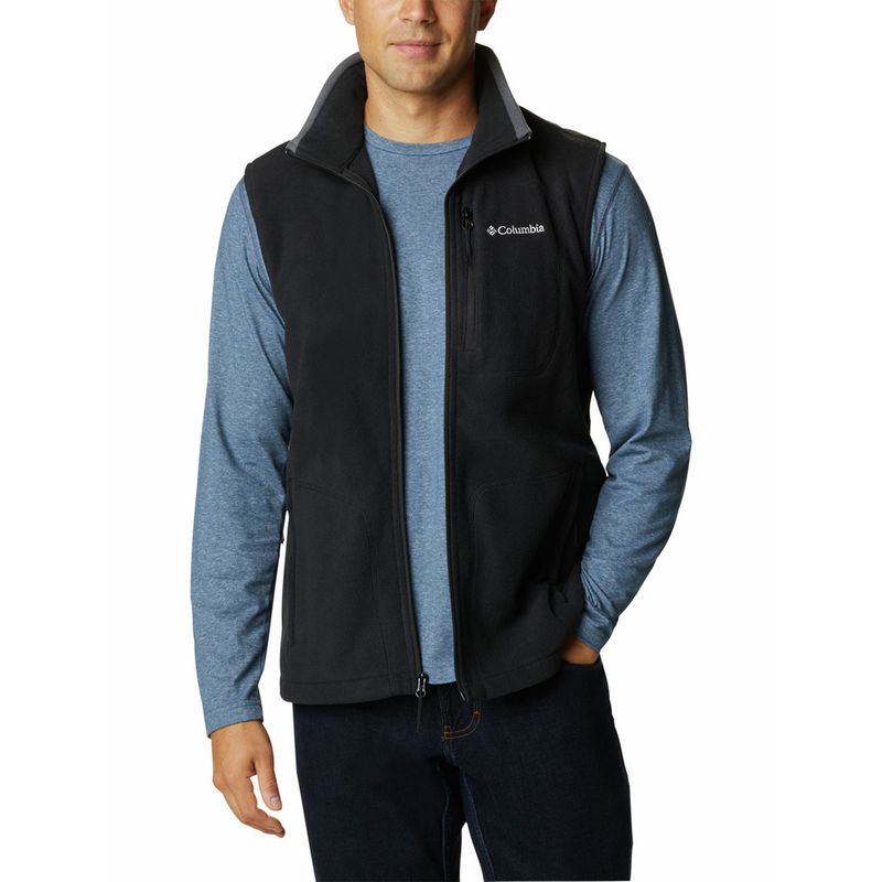 COLUMBIA - Polar Sin Mangas Hombre Fast Trek Negro COLUMBIA