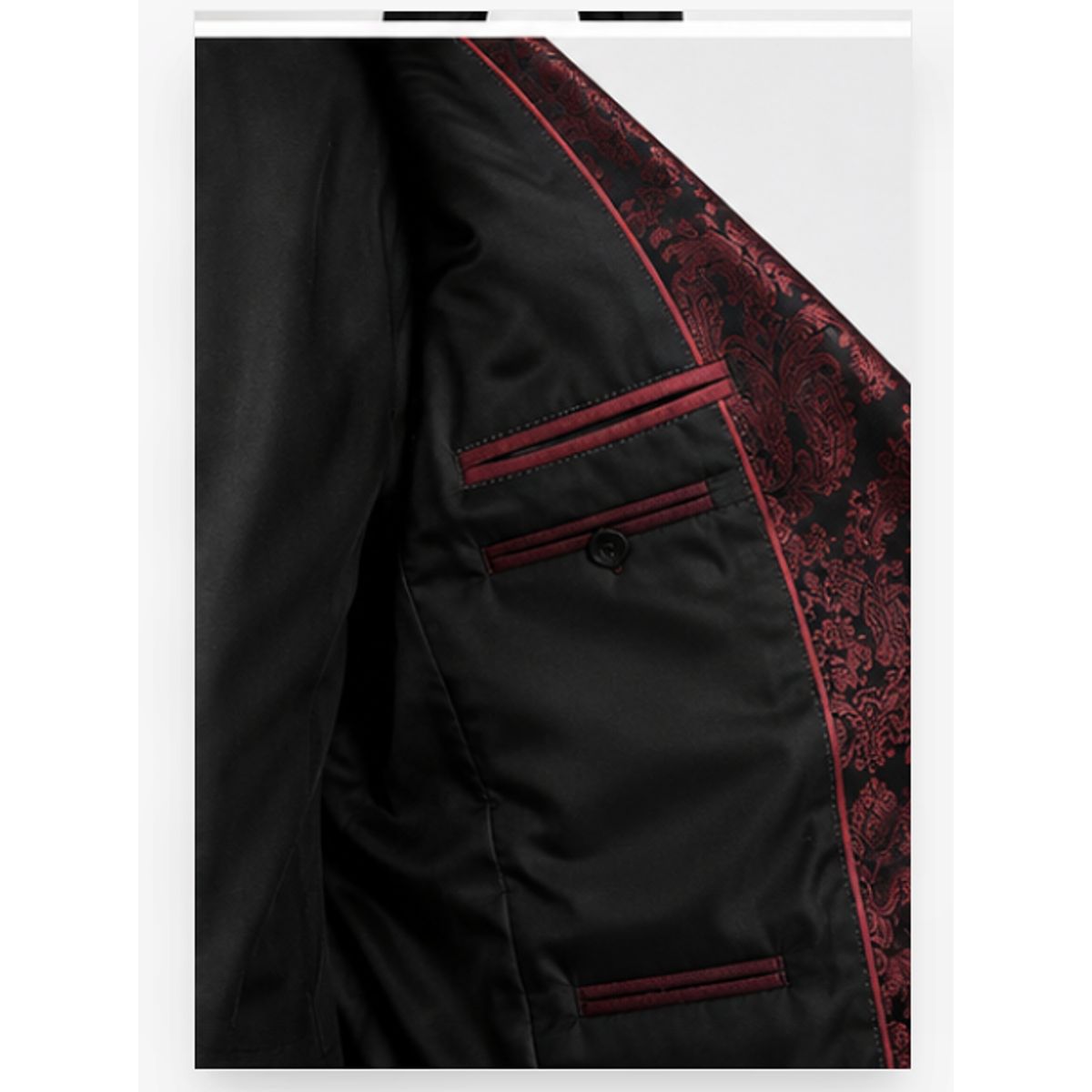 XPRESS RECHARGE - Traje de Hombre con Diseño Floral  2 piezas– Esmoquin Moderno y Elegante para Bodas