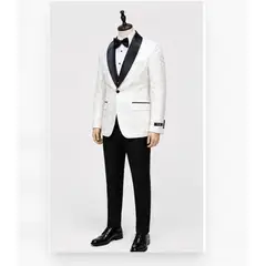 XPRESS RECHARGE - Traje de Hombre con Diseño Floral 2 piezas– Esmoquin Moderno y Elegante para Bodas