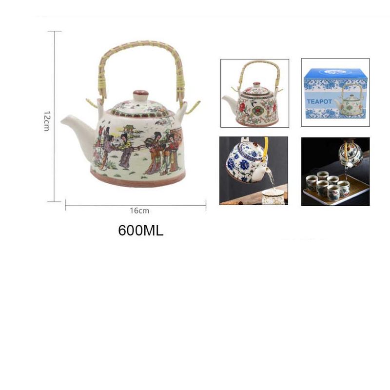 GENERICO - Tetera Ceramica Diseños 600ml