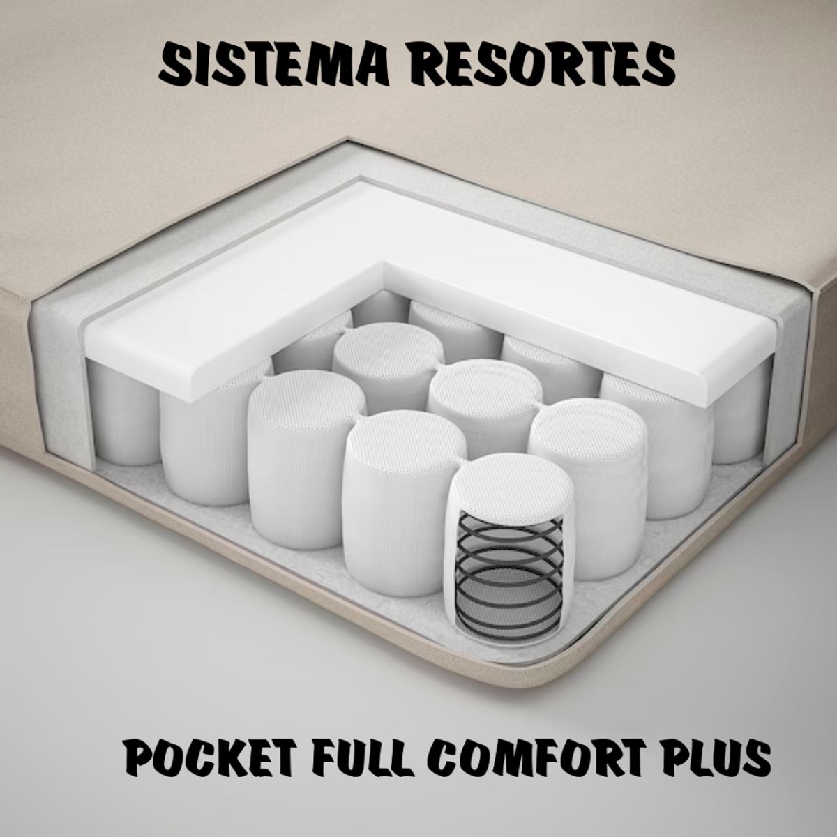 SITIAL HOME - Living 311 Arthur sofa 3 cuerpos resortes + dos sitiales madera