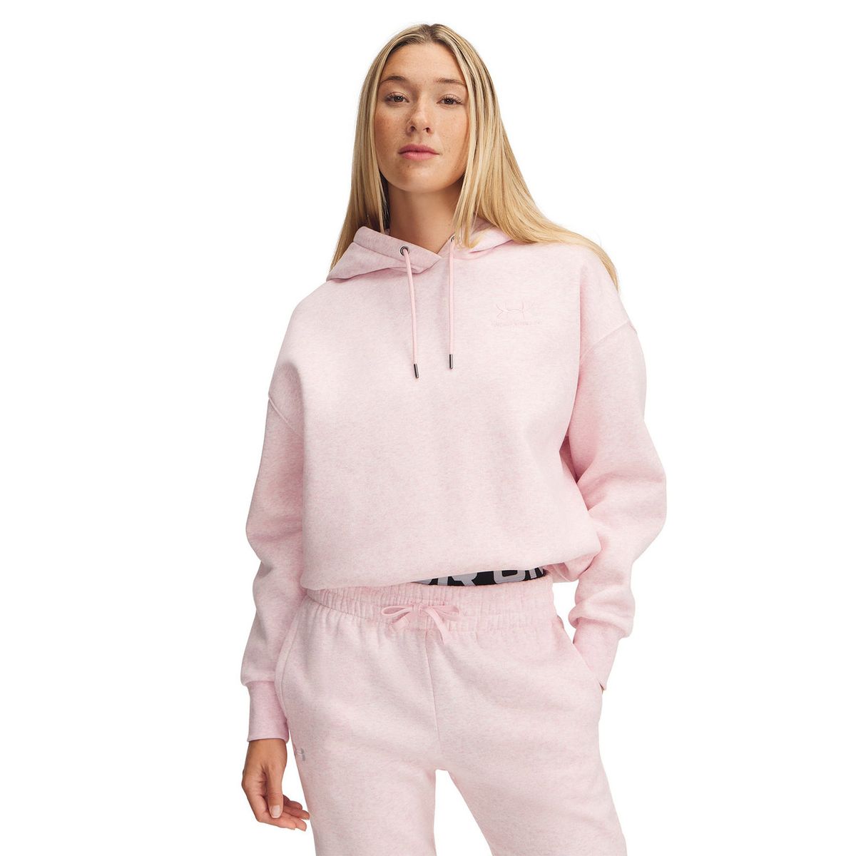 UNDER ARMOUR - Polerón Icon Fleece Oversized Mujer Rosa UNDER ARMOUR