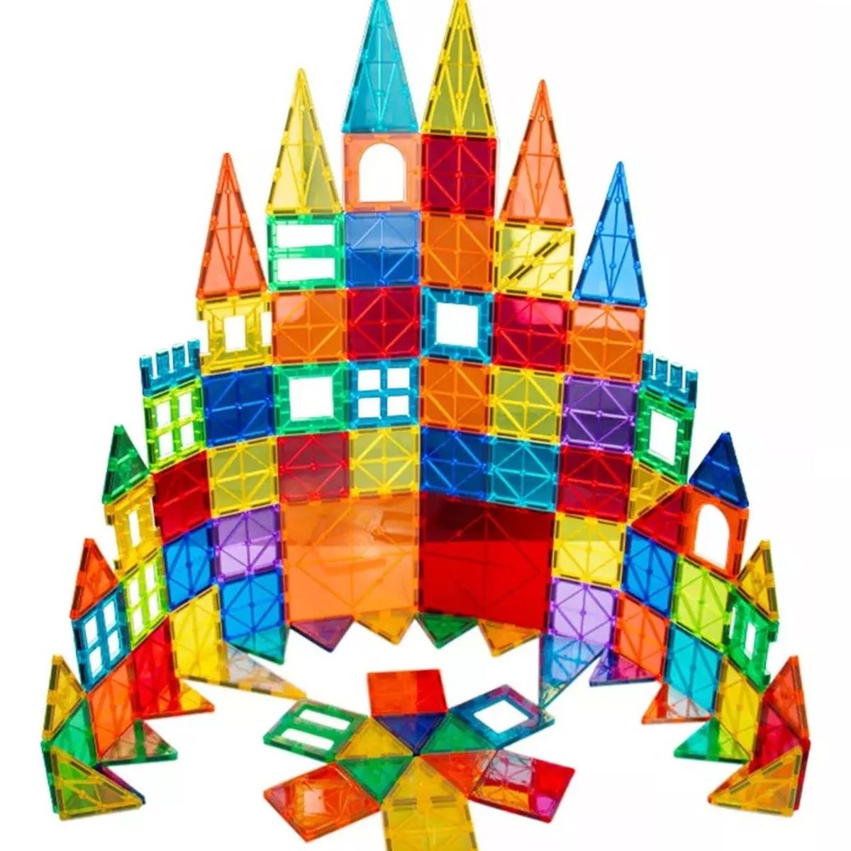 MUNDO MAGIA - Juego De Bloques De Construcción Magnéticos 3d 60 Piezas