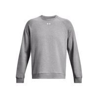 Polerón UA Rival Fleece Crew Hombre Gris
