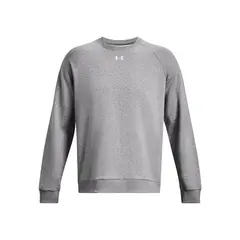 UNDER ARMOUR - Polerón UA Rival Fleece Crew Hombre Gris