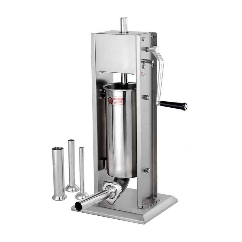 GENERICO - Embutidora Manual Vertical 7 Lts INOX
