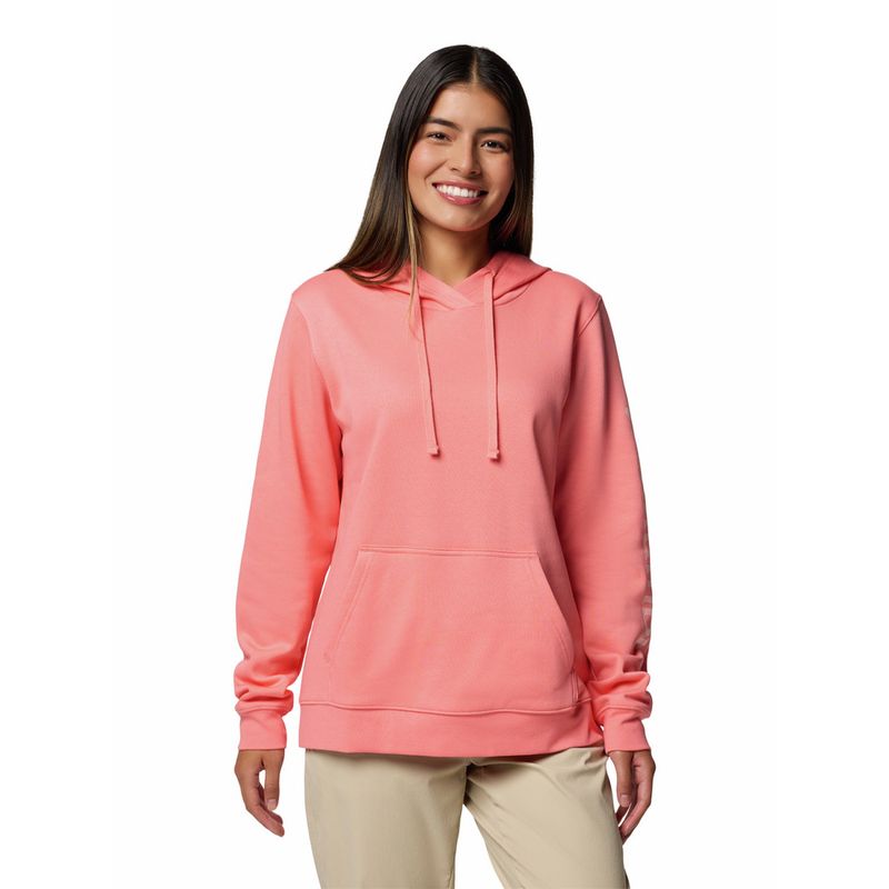 COLUMBIA - Polerón Mujer Beaumount Graphic Hoodie Rosado COLUMBIA