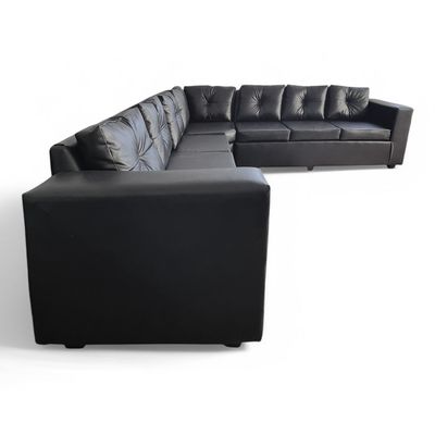 Imagen 2 del producto Sofá Seccional L San Sebastián 7C Cuero Sintético Pu Black